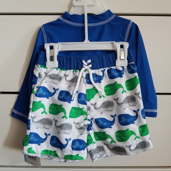 Little Me 2-Piece Rashguard Set - Picture 2 of 2